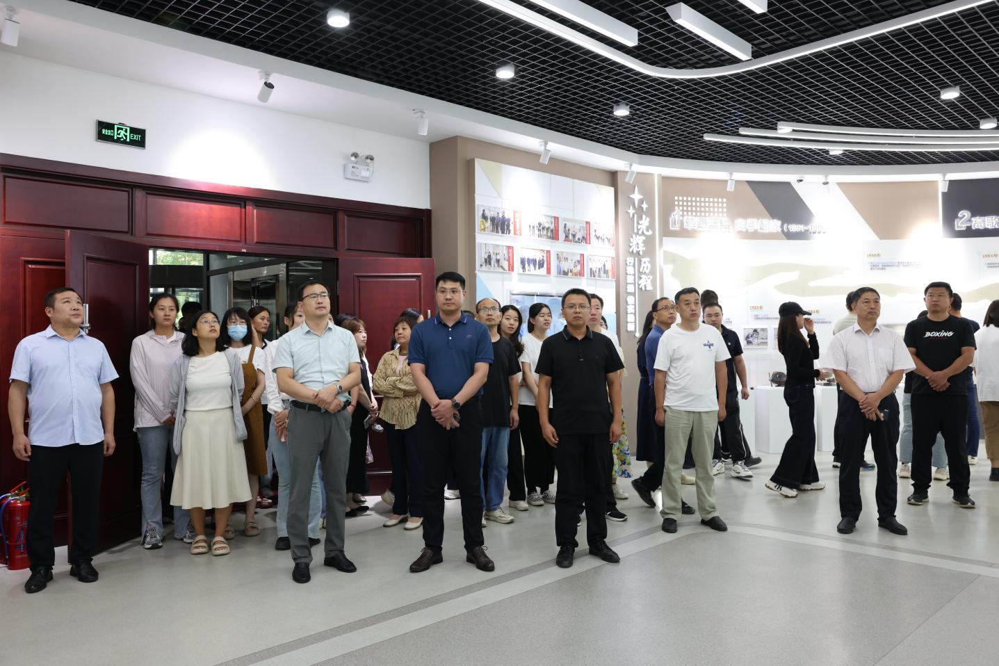 邹平市委社会工作部观摩团来山东w66国际·利来最给力的老牌集团观摩