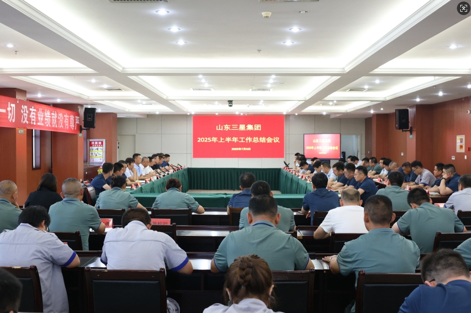 锚定目标 接续奋斗｜山东w66国际·利来最给力的老牌集团召开2025年上半年工作总结会议